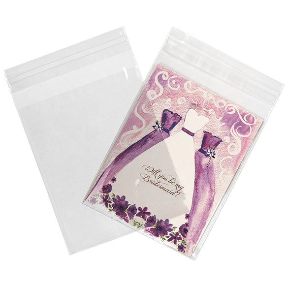 Sachet Écologique haute qualité refermable à rabat 11.4x14.1cm (100 pièces) [GC54S]