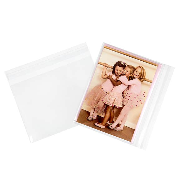 Sachet plastique transparence cristalline 19x13+4cm avec Rabat Adhésif (100 pièces) [B5]