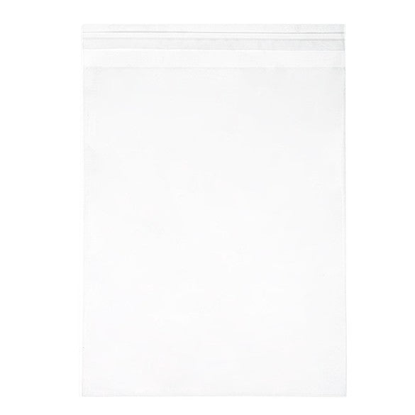 Sachet plastique à rabat avantageux transparence cristalline 21x25.7cm (250 pièces) [VL108S]