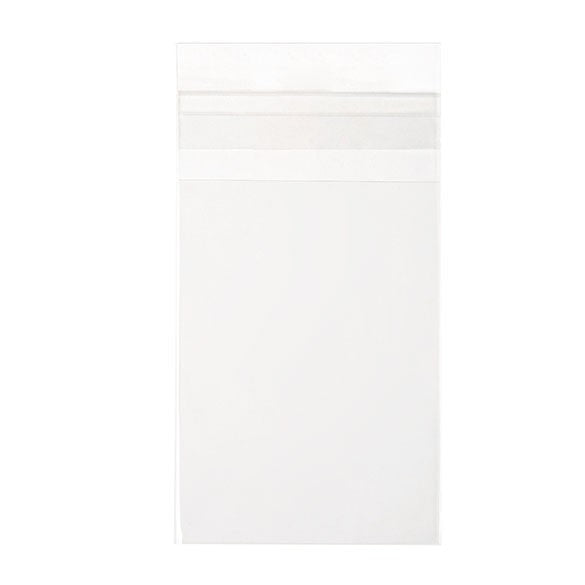 Sachet plastique à rabat avantageux transparence cristalline 6.4x8.9cm (250 pièces) [VL2]