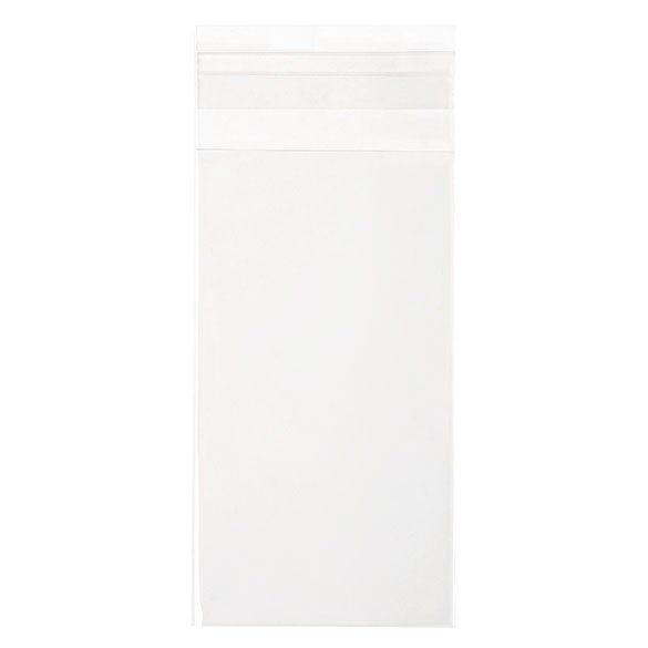Sachet plastique à rabat avantageux transparence cristalline 6.4x11.4cm (250 pièces) [VL2H4H]