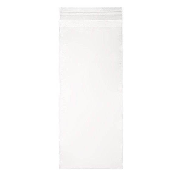 Sachet plastique à rabat avantageux transparence cristalline 11x24.3cm (250 pièces) [VL49]