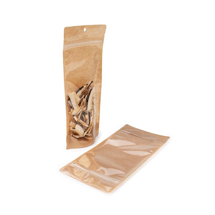 Doypack Kraft 10.8x6x23.8 (100 pièces) [ZBGKC1N]