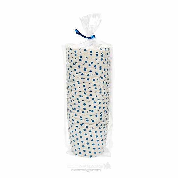 Sac à soufflet transparence cristalline 6.4x5.1x24.8cm (100 pièces) [GB22]