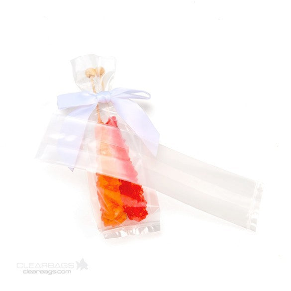 Sac à soufflet transparence cristalline 5x3.8x20.3cm (100 pièces) [GB9]