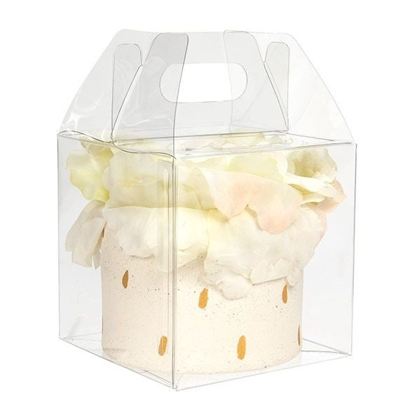 Boîte cube avec anse 10.2 x 10.2 x 10.2 cm (25 pièces) [FPLB57]
