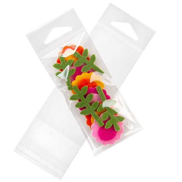 Sachet à trou de suspension refermable à transparence cristalline 5.1x10.2cm (100 pièces) [HB2X4E]