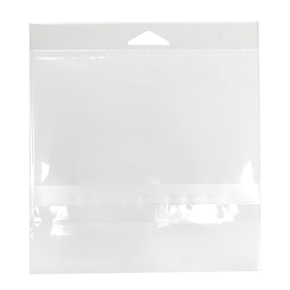 Sachet à trou de suspension refermable avec fermeture sécurisée 15.9x11.4cm (100 pièces) [HB46PC]