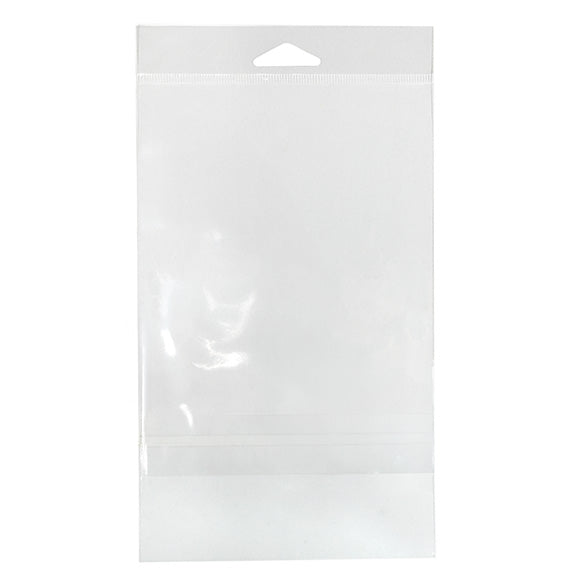 Sachet à trou de suspension refermable avec fermeture sécurisée 13x17.1cm (100 pièces) [HB6B2PC]