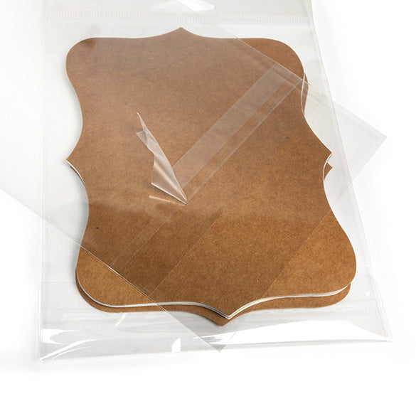Sachet à trou de suspension refermable avec fermeture sécurisée 12.4x15.2cm (100 pièces) [HB5B1PC]