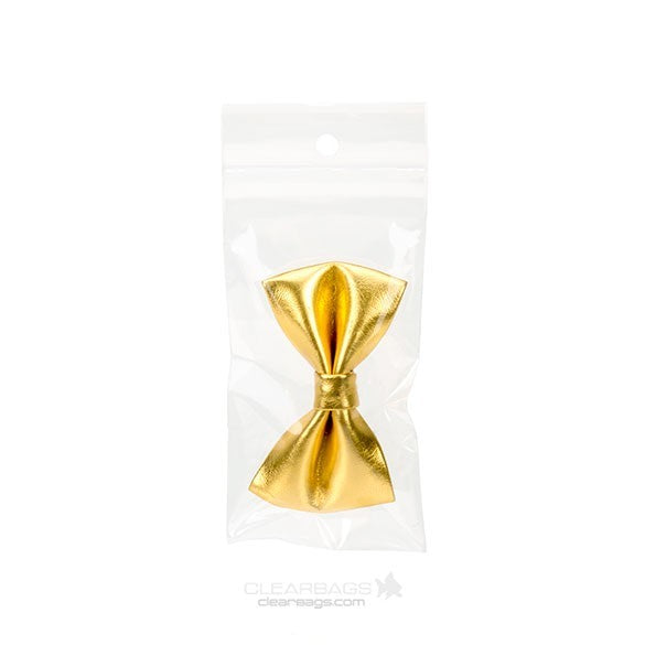 Sachet zip à transparence cristalline avec trou de suspension 5,1x10,2cm (100 pièces) [ZR24]