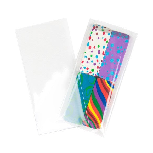 Sachet plastique transparence cristalline 5x10,5cm sans rabat (100 pièces) [B2X4NF]