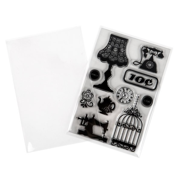 Sachet plastique transparence cristalline avantageux sans rabat 10.8x15.6cm (250 pièces) [VL4X6NF]