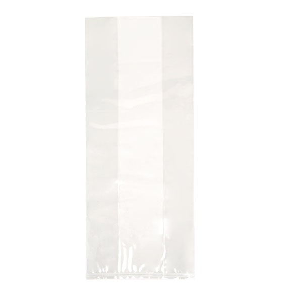 Sac à soufflet transparence cristalline 12,7x7,6x30,5 cm (100 pièces) [GB1]