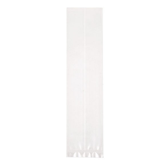Sac à soufflet transparence cristalline 5.1x5.1x21cm (100 pièces) [GB21]