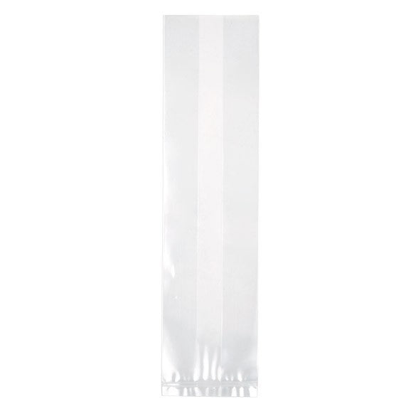 Sac à soufflet transparence cristalline 5x3.8x20.3cm (100 pièces) [GB9]