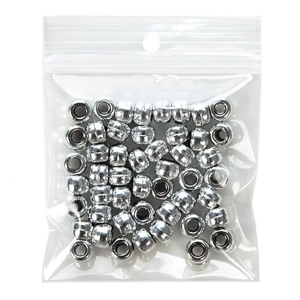 Sachet zip à transparence cristalline 75 microns avec trou pour suspension 7,6x7,6cm (100 pièces) [Z3R33]