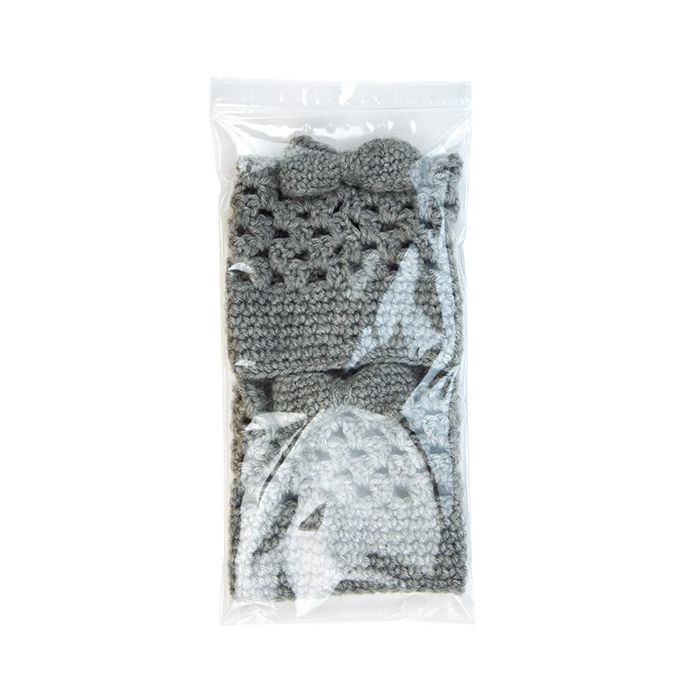 Sachet zip à transparence cristalline avec trou de suspension 15,2x30,5cm (100 pièces) [ZR612]