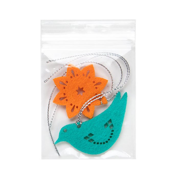 Sachet zip à transparence cristalline 75 microns 6,4x7,6cm (100 pièces) [Z3C2H3]