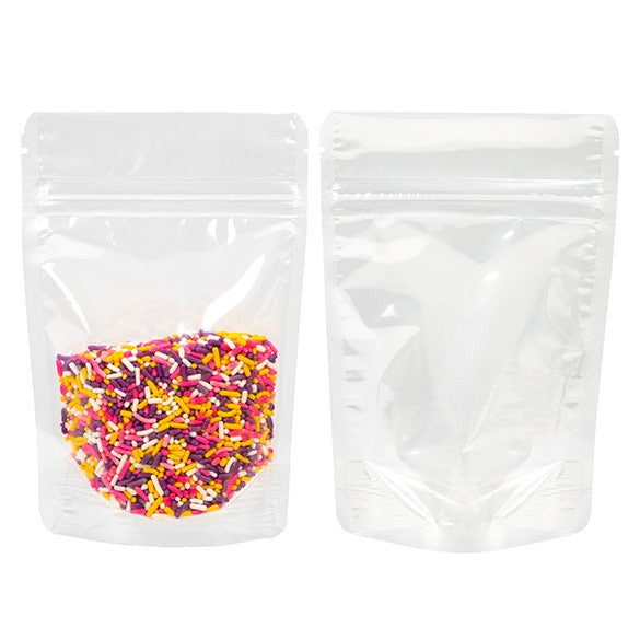 Doypack Transparent 10.2x6x15.2cm | 57g (100 pièces) [ZBG2]
