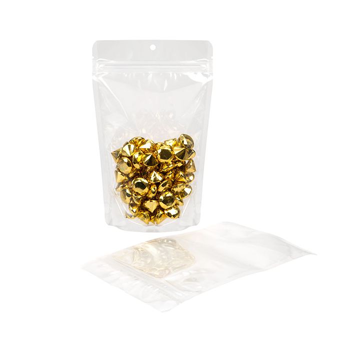 Doypack Transparent 13x8x20,5cm Trou de suspension (100 pièces) [ZBGCC3H]