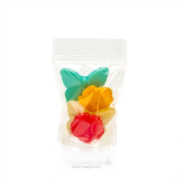 Doypack Transparent 10.2x6x15.2cm | 57g (100 pièces) [ZBG2]