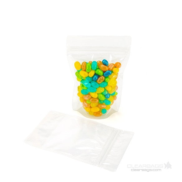Doypack Transparent 10.2x6x15.2cm | 57g (100 pièces) [ZBG2]