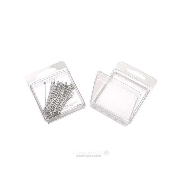Boîtier plastique double coque avec cavalier 6x0.9x6cm (100 pièces) [CLM1]