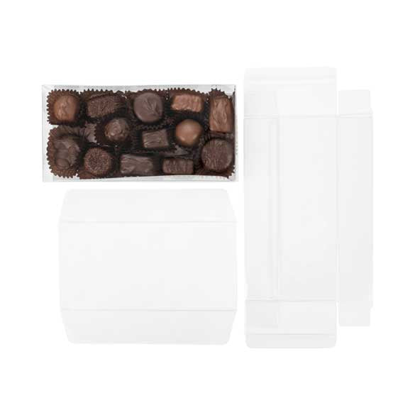 Boite pour truffes en chocolat avec plateau d'insertion 10.8 x 4.1 x 21.6cm (100 pièces) [CNDY193]