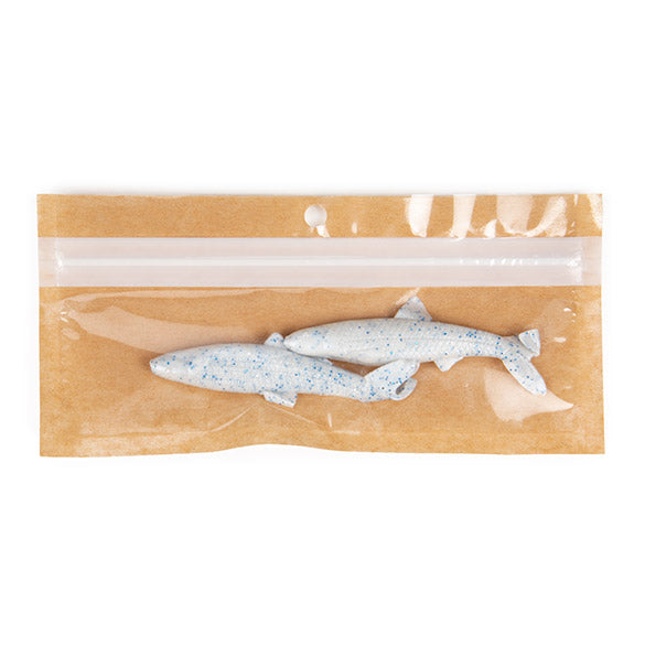 Sacs Zip écologiques Kraft 14x4.4cm (100 pièces) [HZBBE8KC]
