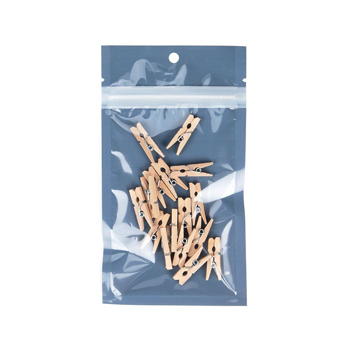 Sacs Zip écologiques Noir 7.6x11.4cm (100 pièces) [HZBBE3B]