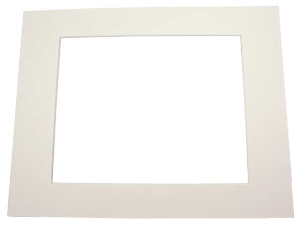 Passe partout Crème 3.5 x 5.5cm pour le découpage intérieur. 12.7 x 17.8cm (10 Pièces) [MS30031]
