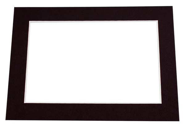 Passe partout Noir 7.5 x 9.5cm pour le découpage intérieur. 27.9 x 35.6cm (25 Pièces) [MS30021]
