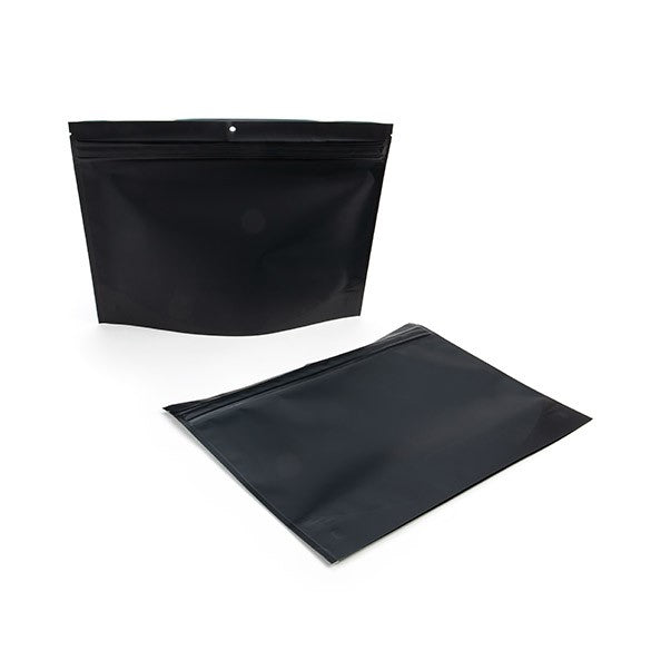 Sachets à poches résistant aux enfants, noir mat, 30,5 x 10,2 x 22,9 cm (100 pièces) [CRP129MB]