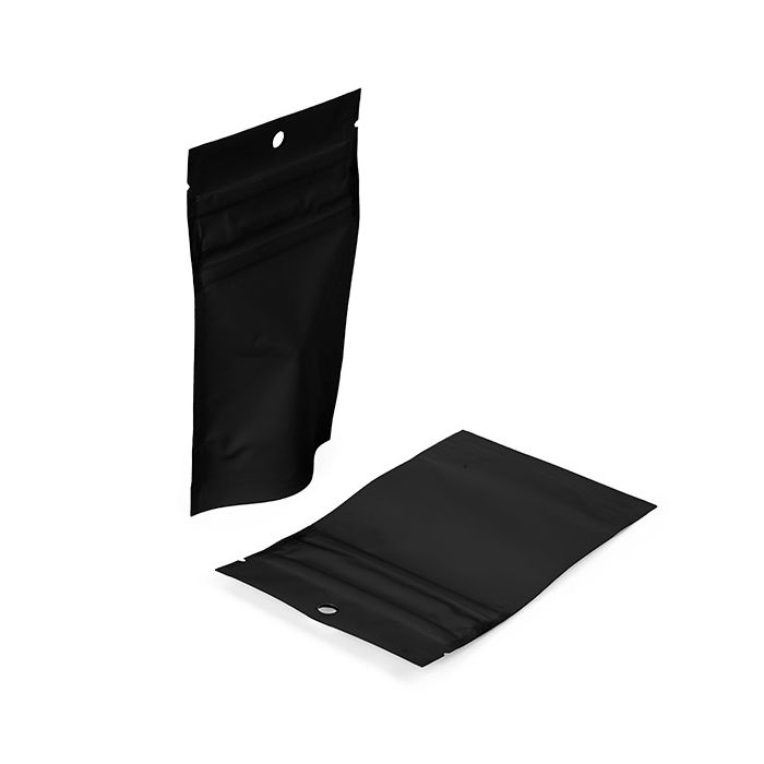 Doypack avec Sécurité Enfant Noir 7,9x5,1x13 cm (100 pièces) [CRP1MB]