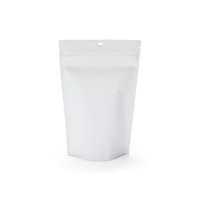 Child Resistant Pouch Bags Matte White 13x6,4x20,6cm