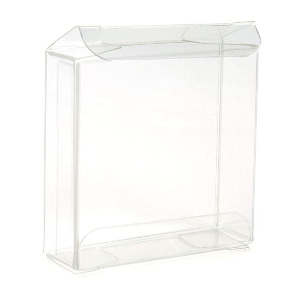 Boites cadeau plastique à transparence cristalline 6.7x2.1x6.5cm (25 Pièces) [FB234]