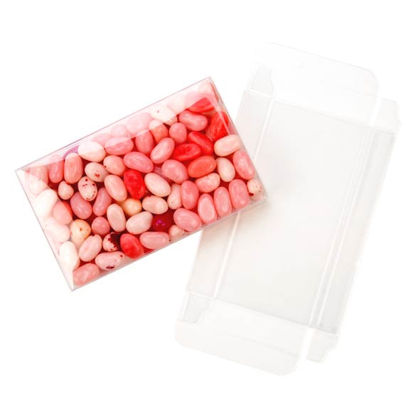 Boites cadeau plastique à transparence cristalline 6.7x1.6x11cm (25 Pièces) [FB249]