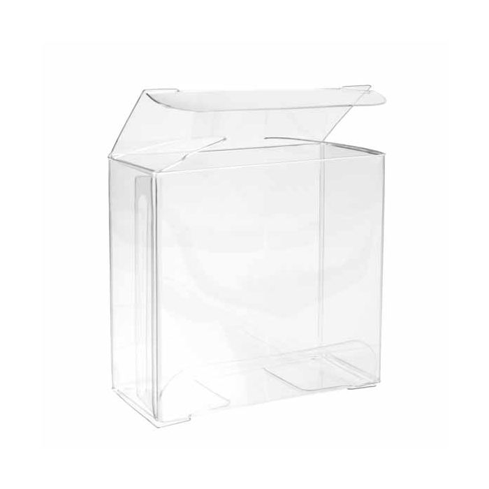 Boites cadeau plastique à transparence cristalline 6.4x2.4x6cm (25 Pièces) [FB42]