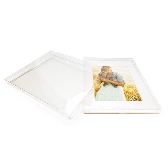 Boites cadeau plastique à transparence cristalline 28.2x2.5x35.8cm (25 pièces) [FPB171]