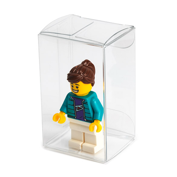 Boîtes cadeau plastique à transparence cristalline 3,5x2,9x5,7 cm (25 pcs) [FPB330]