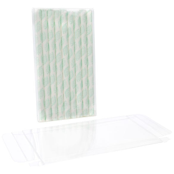 Boites cadeau plastique à transparence cristalline 9.2x1.6x16.7cm (25 Pièces) [FB241]