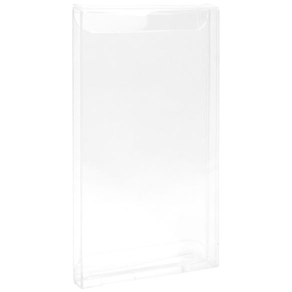 Boites cadeau plastique à transparence cristalline 9.2x1.6x16.7cm (25 Pièces) [FB241]