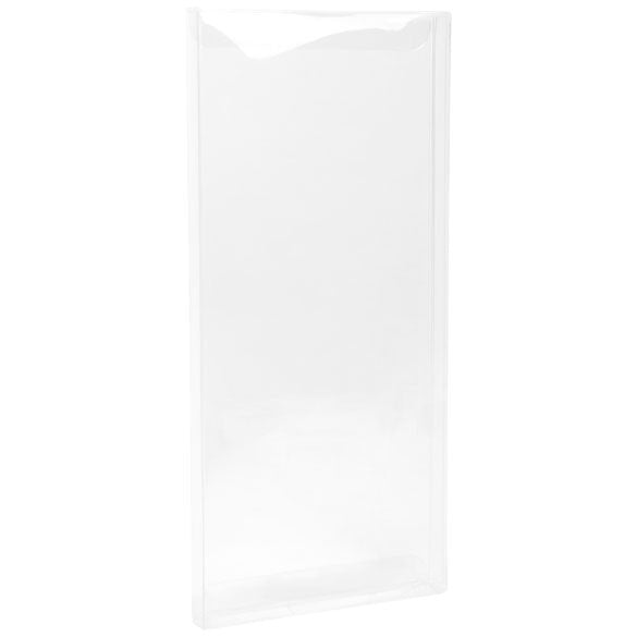 Boites cadeau plastique à transparence cristalline 10.2x1.6x22.7cm (25 Pièces) [FB254]
