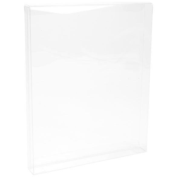 Boites cadeau plastique à transparence cristalline 20.6x2.5x25.7cm (25 pièces) [FPB169]