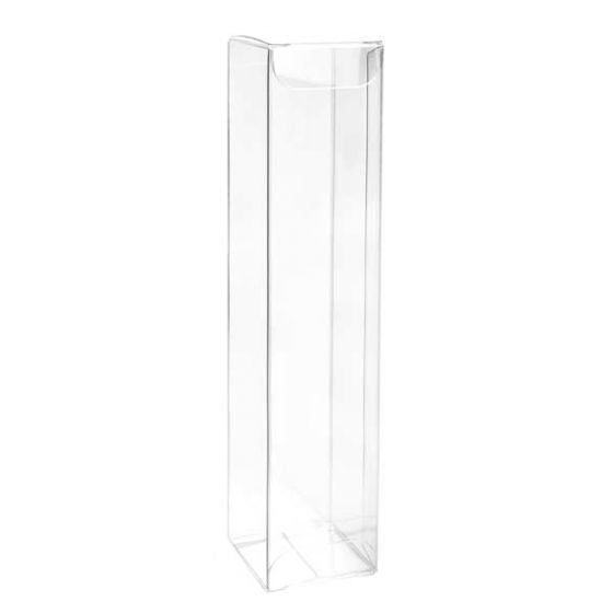Boites cadeau plastique à transparence cristalline 3.8x3.2x17.1cm (25 pièces) [FPB341]