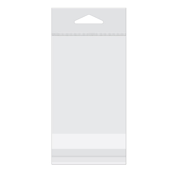 Sachet refermable laminé à trou de suspension euro 7.6x10.2cm (500 pièces) [J5LAM]