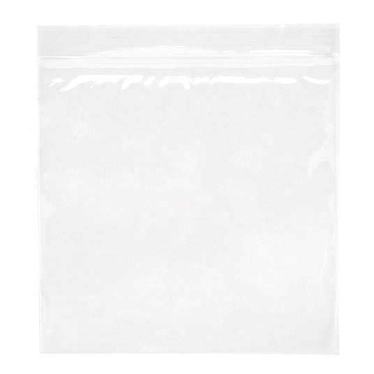 Sachet zip à transparence cristalline avec trou d'aération 15,2x15,2cm (100 pièces) [ZC66V]