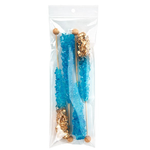 Sachet zip à transparence cristalline avec trou de suspension 7,6x20,3cm (100 pièces) [ZR38]