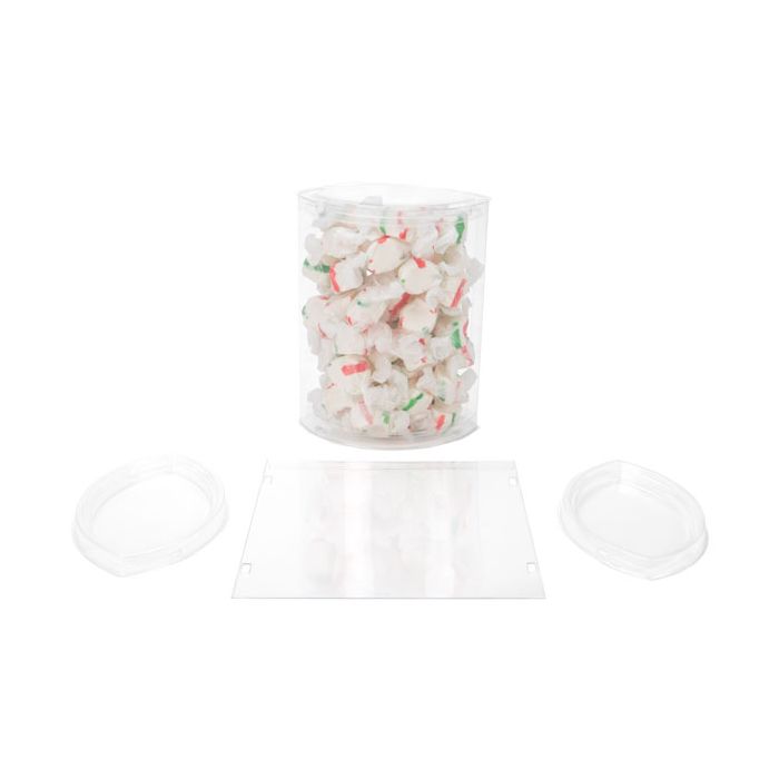 Plastic Gift Boxes oval 11.7x15.7cm [25 pieces) [CTES36]